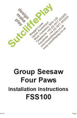 Group seesaw - Four Paws FSS100 - installation