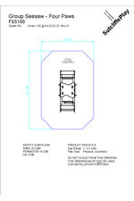 Group seesaw - Four Paws FSS100 - plan