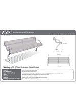 ASF 6000 Stainless Steel Seat