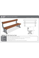 ASF 505 Cast Iron Seating