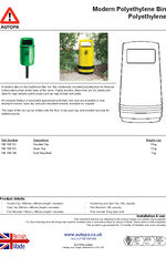 AUTOPA Modern Litter Bin