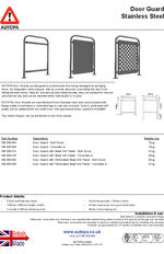 AUTOPA Door Guard - Stainless Steel