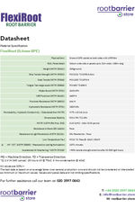 FlexiRoot datasheet