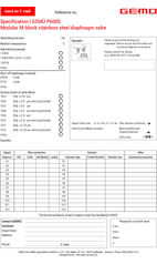 GEMÜ P600S - specification