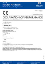 Newtonite - Declaration of Performance