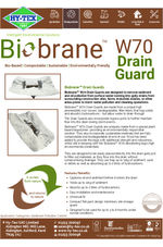 Biobrane drain guard data sheet