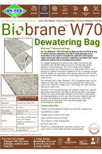 Biobrane dewatering bags data sheet
