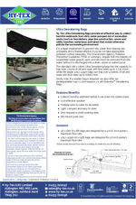 Ultra dewatering bags data sheet