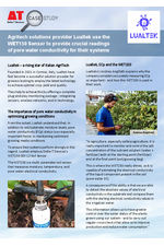 Case study: WET150 senor, Lualtek