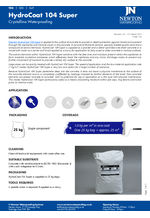Newton HydroCoat 104 Super TDS - Crystalline Waterproofing