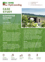 Case study: hydroseeding - Gloucester Gateway