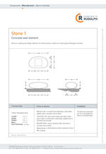 Concrete Rudolph Seating Stone 1 Tech Spec English