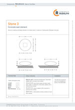 Concrete Rudolph Seating Stone 3 Tech Spec English