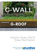 G-ROOF green wall and green roof system
