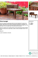 Diva lounger street furniture
