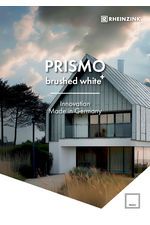 RHEINZINK-PRISMO external cladding - Brushed white+