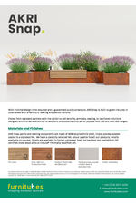 Furnitubes AKRI Snap Tech Data Sheet