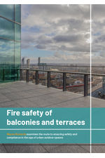Fire safety of balconies and roof terraces