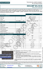 MacLine® GCL W20 Technical Data Sheet