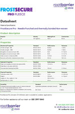 FrostSecure datasheet