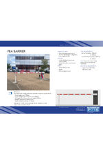 FBA automatic rising arm barriers data sheet