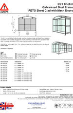 AUTOPA DC1 Shelter with Mesh Doors
