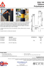 AUTOPA DDA 100 - DDA Compliant Bollard