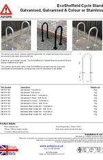 AUTOPA Eco Sheffield Cycle Stand