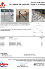 AUTOPA Clifton Cycle Stand
