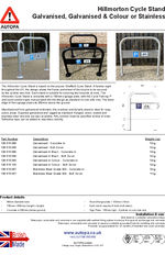AUTOPA Hillmorton Cycle Stand