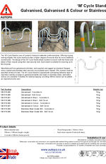 AUTOPA 'M' Cycle Stand