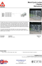 AUTOPA Mesh Cycle Locker