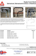 AUTOPA Rugby Cycle Stand