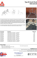 AUTOPA Type B Cycle Rack