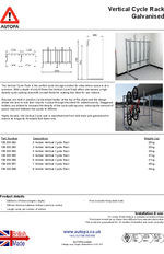 AUTOPA Vertical Cycle Rack