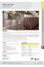 Delta MS 20 product data sheet