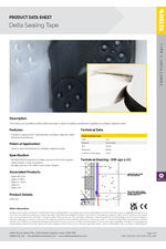 Delta sealing tape product data sheet