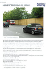 Jakoustic commercial and highway spec sheet