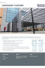 EuroGuard® flatform spec sheet