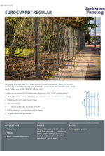 EuroGuard® regular spec sheet