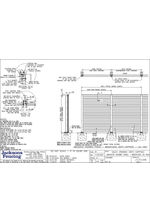 Jakoustic Highway Commercial 3000mm with Capping baseplated posts drawing