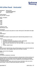 Hit and miss panel - horizontal Q40