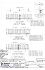 Anti Trap Bow Top Double Leaf Gate - J804018sht3 drawing
