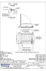 Playtime timber pedestrian gate - J804017sht4 drawing