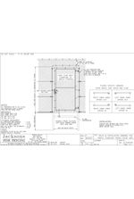 Installation for single leaf chain link gate drawing
