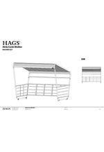 Atria bicycle shelter - install