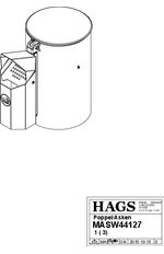 Poppel bin with Asken ashtray - install