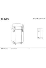 Rosenlund outdoor recycling bin - install