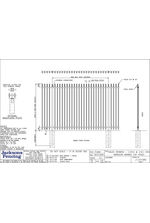 Barbican Barbed Top 2250mm 2500mm - J101085sht1 drawing