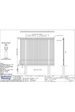 Barbican Barbed Top 3000mm - J101085sht2 drawing